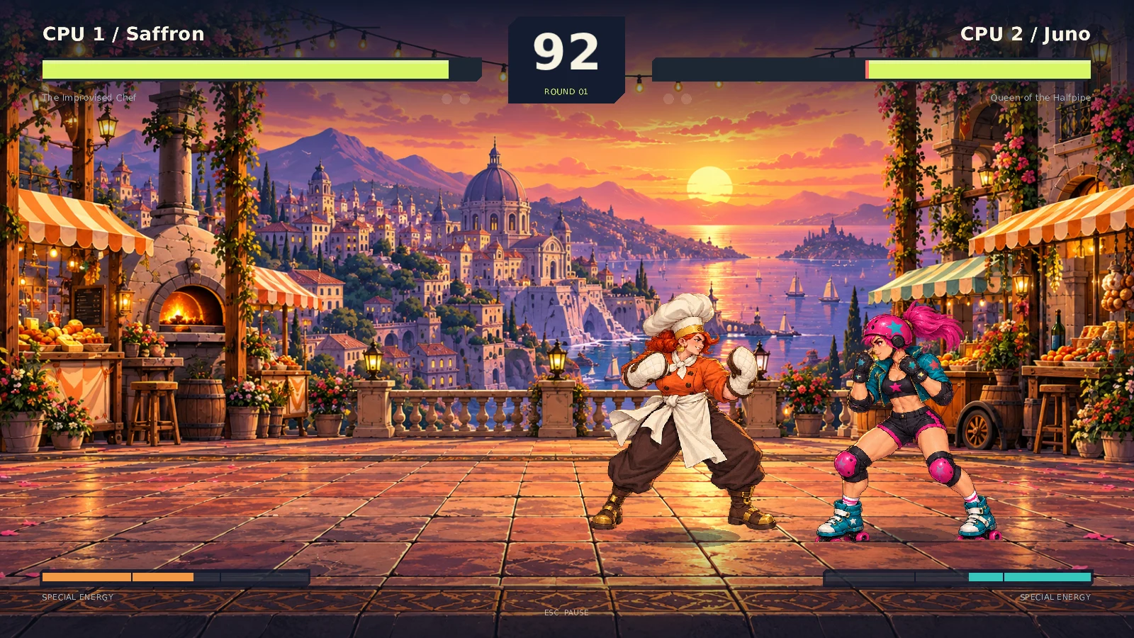 Saffron and Juno face off at Lantern Market